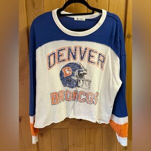 ’47 Brand Denver Broncos Long Sleeve Tee – Size L — NWOT